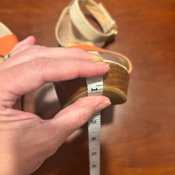 Emerson Fry Color Block Open Toe Wedges - Picture 11 of 14